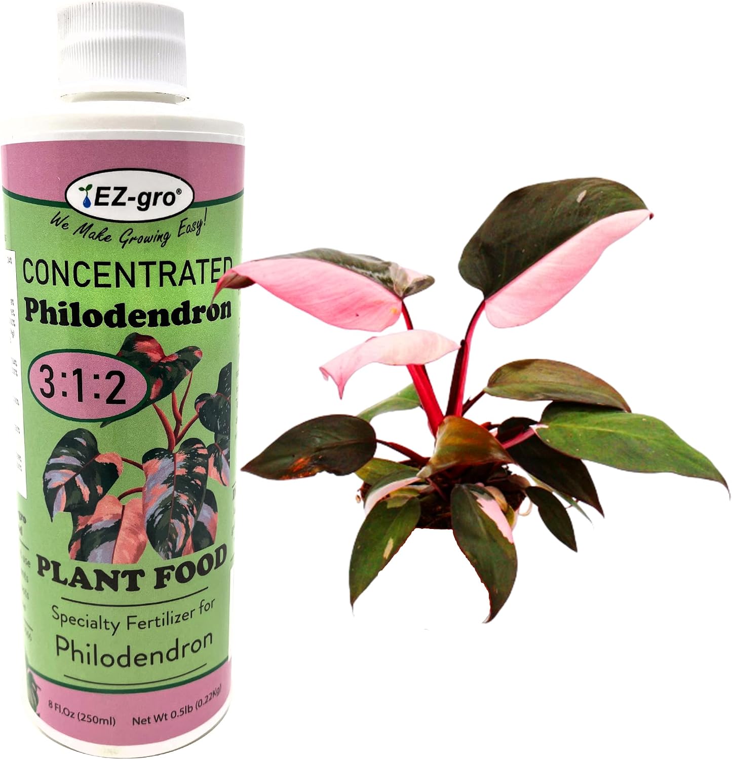 Fertilizante líquido NPK 3 1 2 para plantas interiores