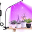 Luz LED crecimiento plantas interior 3 modos 10 niveles 6-12h