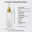 2 Botellas Vidrio Esmerilado 4oz Dispensador Jabón
