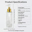 2 Botellas Vidrio Esmerilado 4oz Dispensador Jabón