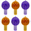 Luces calabaza naranja y morado para Halloween set 25