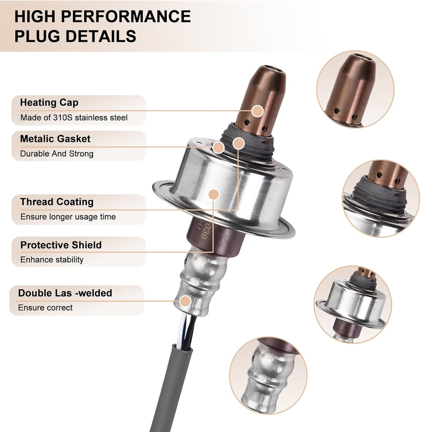 Sensor O2 ascendente/descendente para Nissan Sentra 2.0L