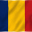 Bandera Chad 3x5ft poliéster color vivo doble costura