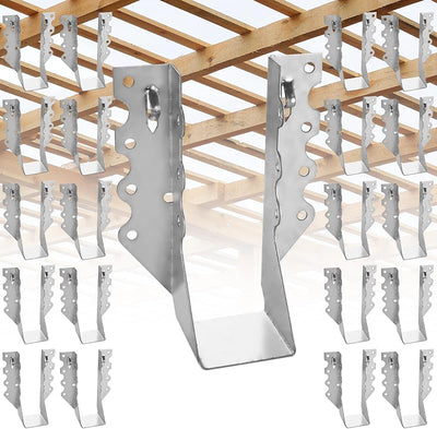 30 Ganchos Vigas 2x6 Galvanizados Soportes Amarre