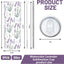 Vaso floral lavanda acero inox 20oz con popote