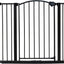 Puerta bebé 35pulg con extensión 4-12pulg y soportes