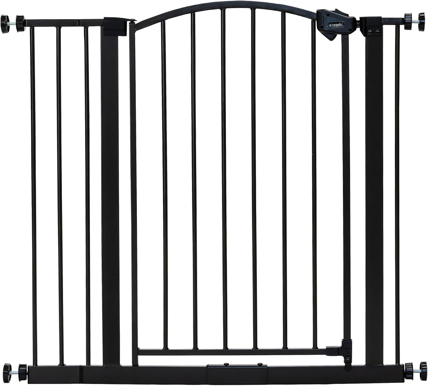 Puerta bebé 35pulg con extensión 4-12pulg y soportes