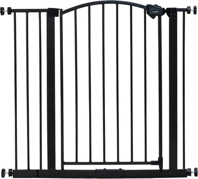 Puerta bebé 35pulg con extensión 4-12pulg y soportes