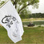 Bandera blanca lona 3x5ft con ojales latón