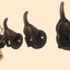 Ganchos hierro fundido soporte llaves decorativos