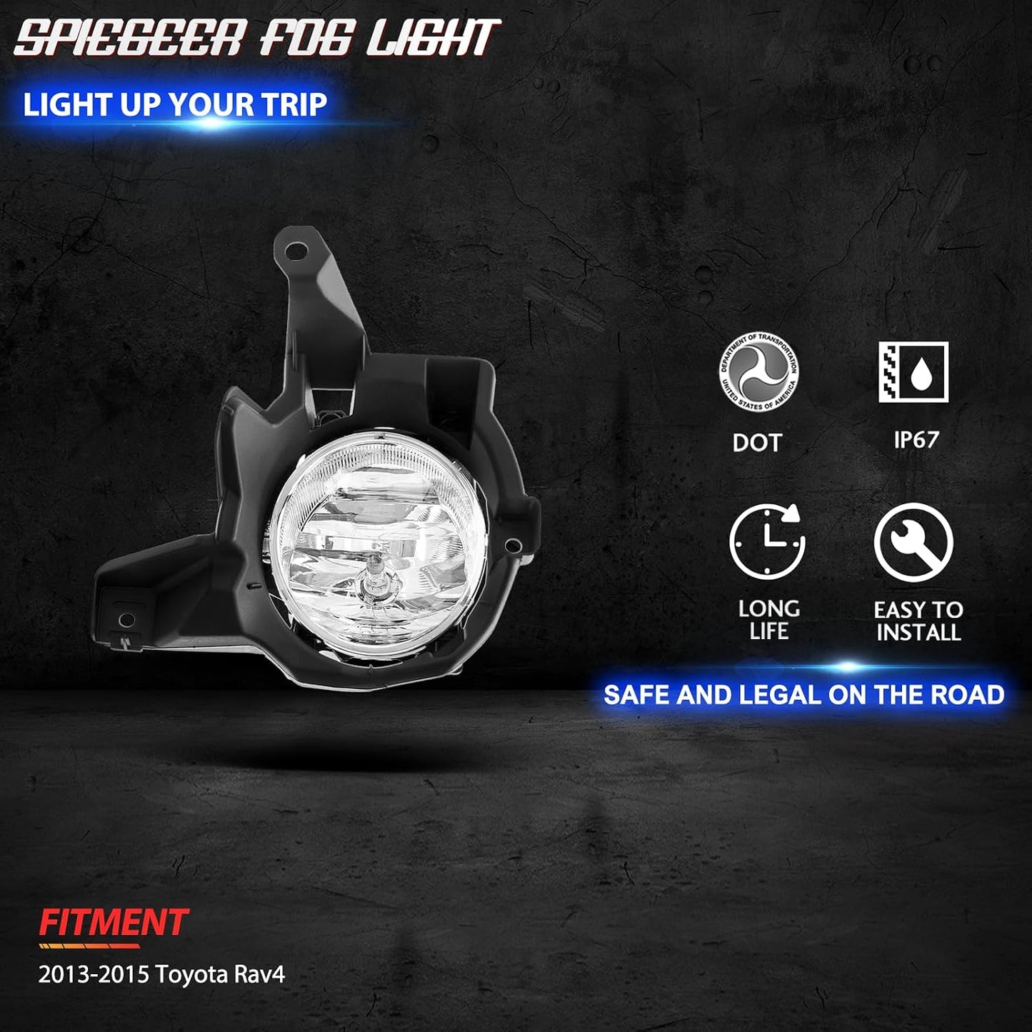 Luces antiniebla Toyota Ravkit H16 12V 19W