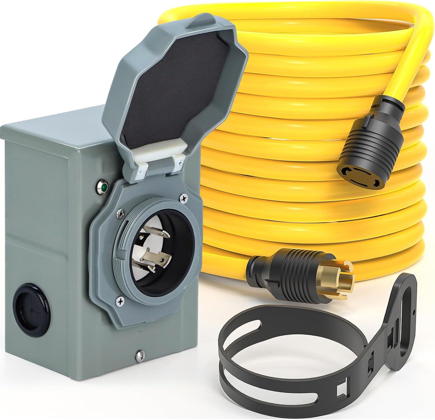 Cable alimentación generador 30A 50pies Nema L14-30P