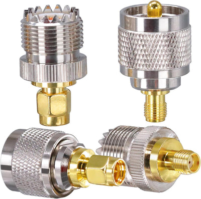 Kit adaptador coaxial SMA UHF PL259 SO239 para antenas FPV