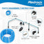 Kit aire comprimido 1/2pulg x100ft aluminio HDPE