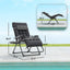 Silla Zero Gravity reclinable plegable cojín 264lb negro