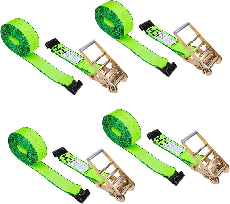 Correas trinquete 4x40pulg pack 4 para remolque 20000lb