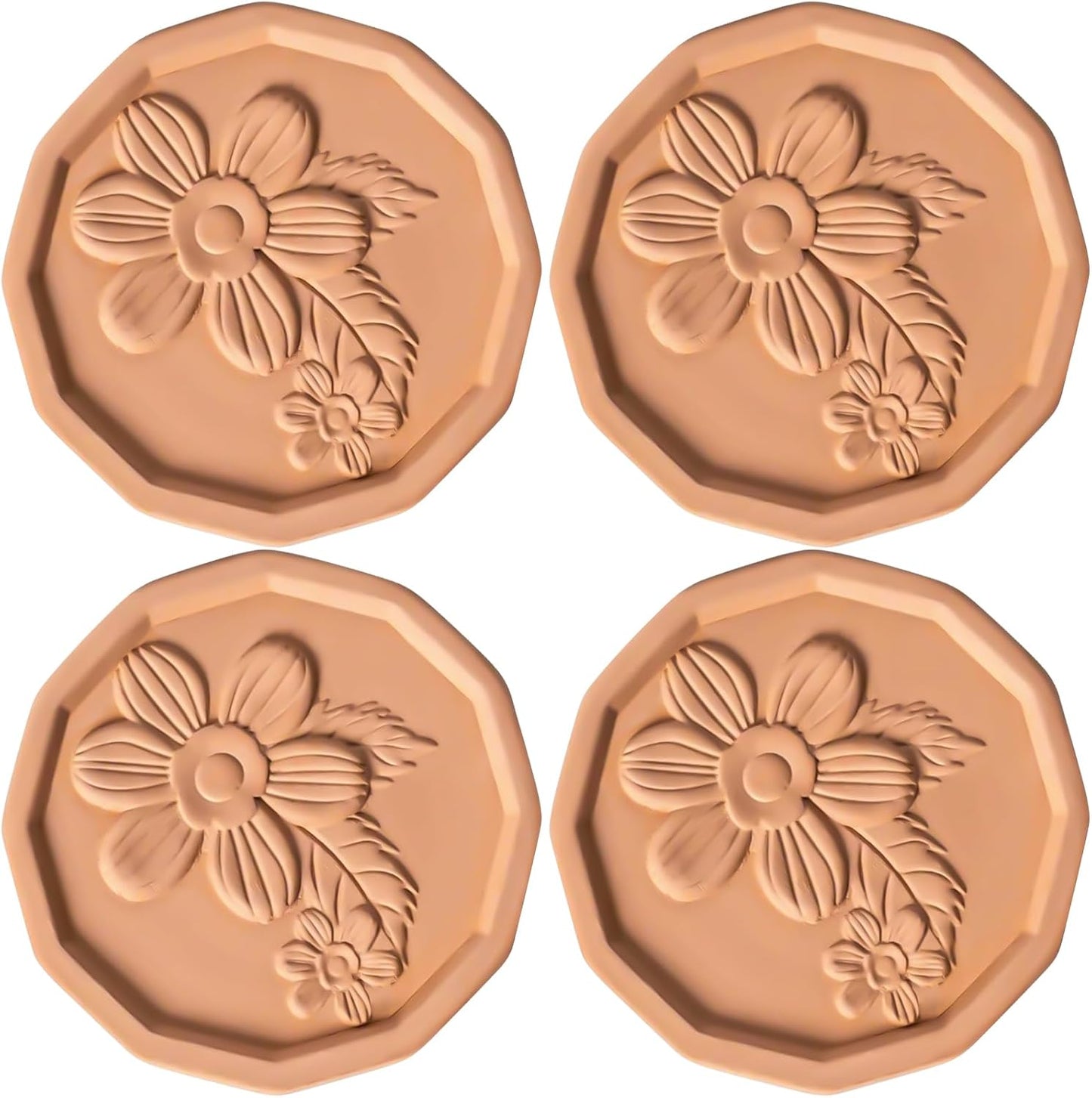 Discos terracota reutilizables para azúcar y alimentos