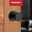 Pomo puerta interior sin bloqueo negro mate Microban 10 Pzas