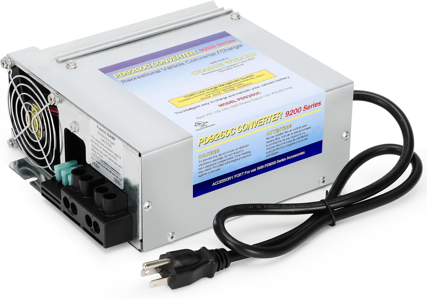 Cargador inversor RV 60A para baterías plomo ácido