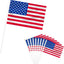 Banderas EE.UU. 5.5x8.2pulg pack 25 decoración patriótica