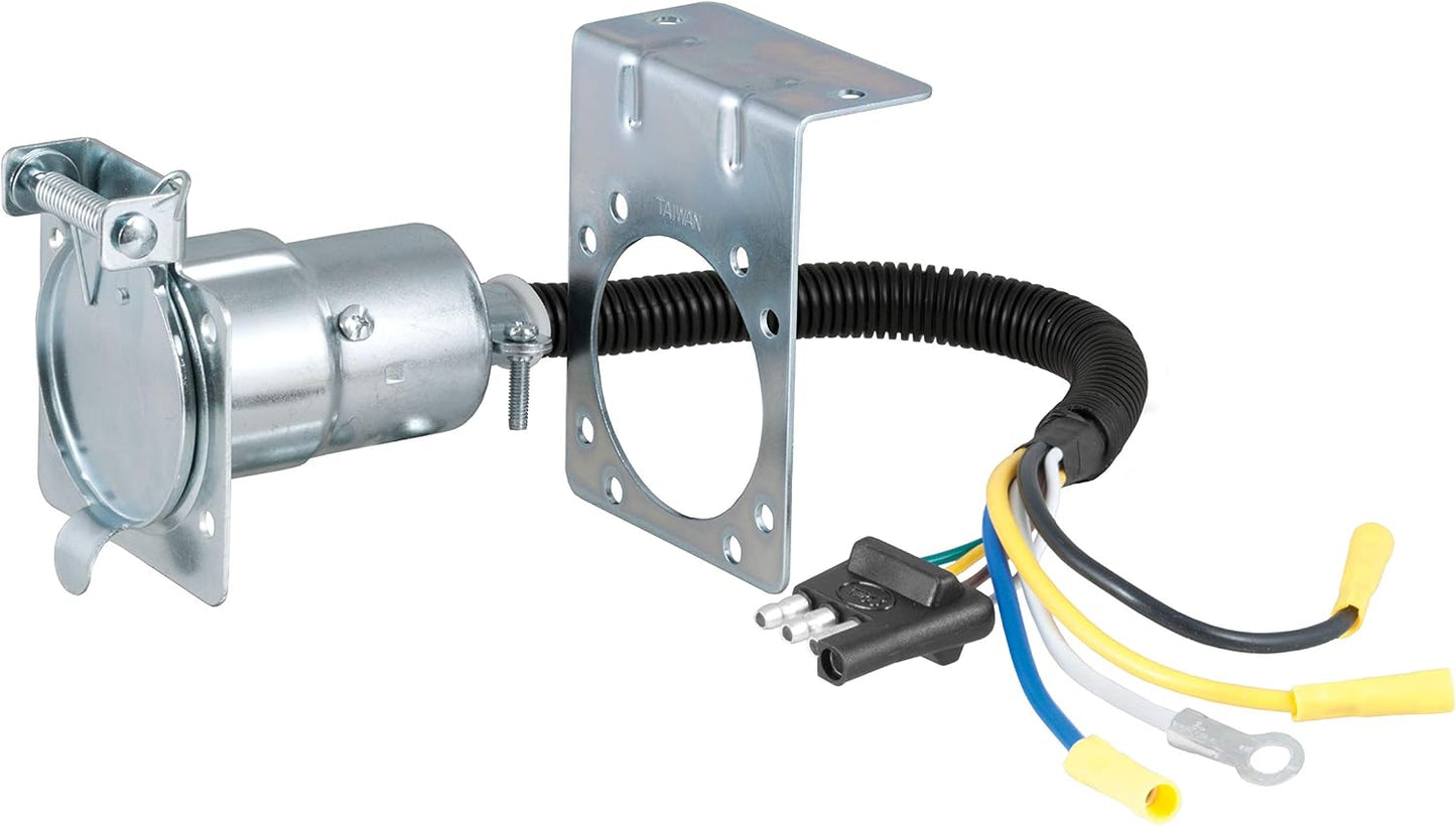 Adaptador 4 a 7 vías para remolque hoja plana