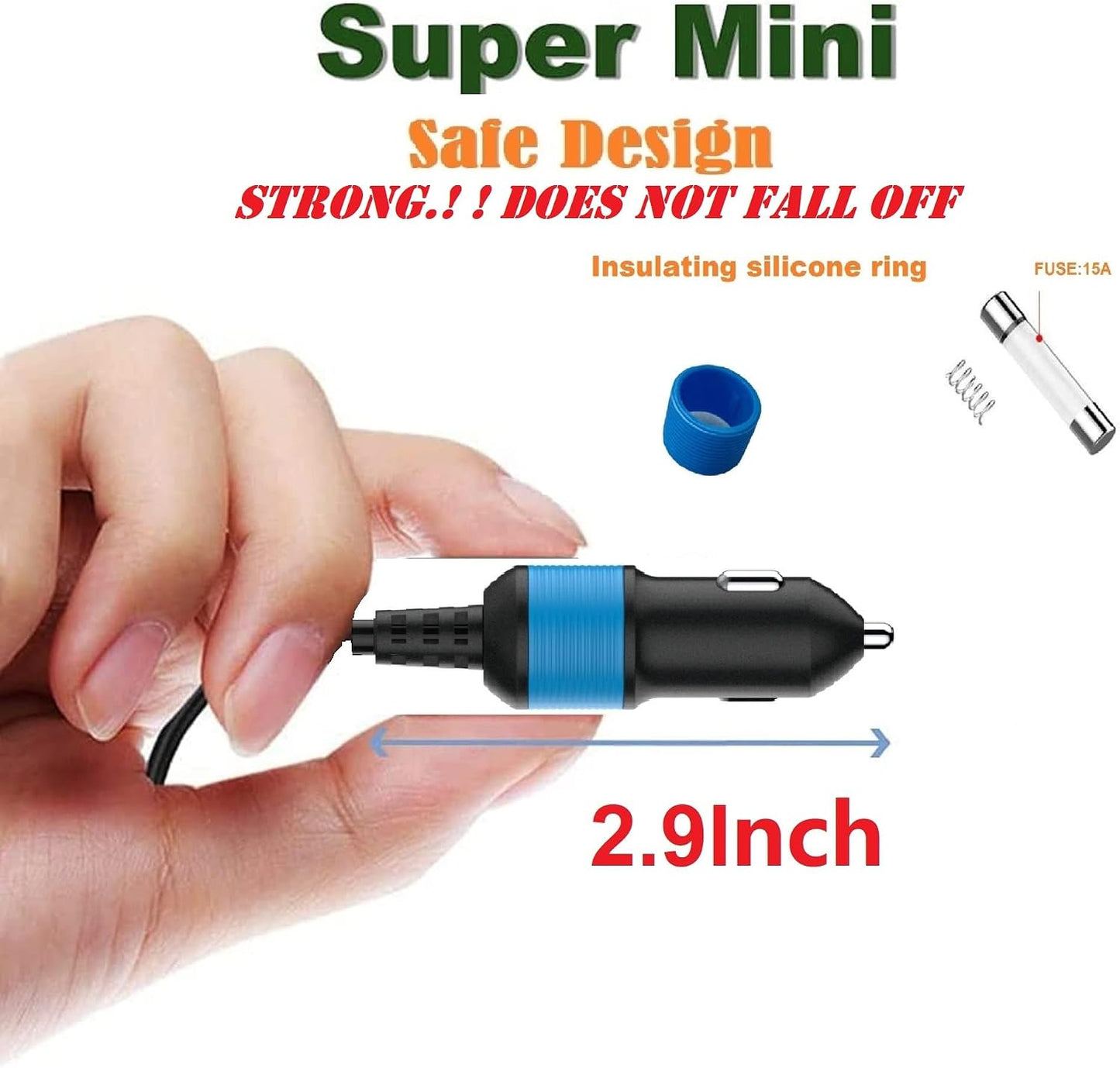 Cable CC 12/24 V 11.5" para refrigerador auto comp Alpicool