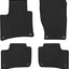 Alfombrillas piso Porsche Cayenne 11-18 goma negra