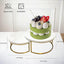 2 Pzas Soportes Mármol para Tartas Bodas 9.5x7.9pulg