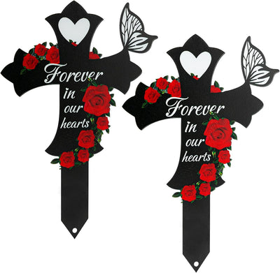 2 Pzas Decoraciones Tumba Cementerio Hijo Mamá