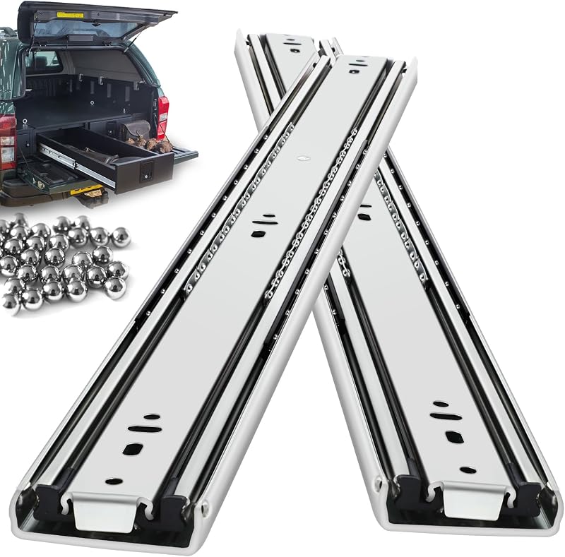 Correderas cajón metálicas 150lb 15" lateral