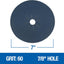 Discos lijado piso circonio 7x7/8pulg 60X pack 25