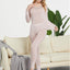 Conjunto ropa interior térmica seda morera mujer