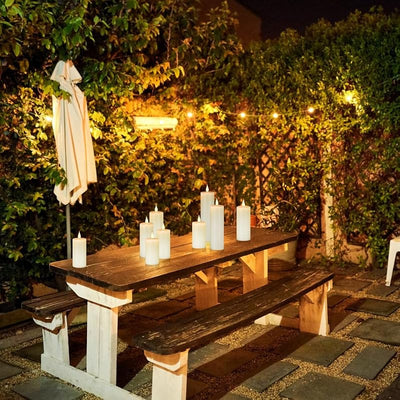 Velas LED sin llama con control remoto 9 pack decoración hogar boda