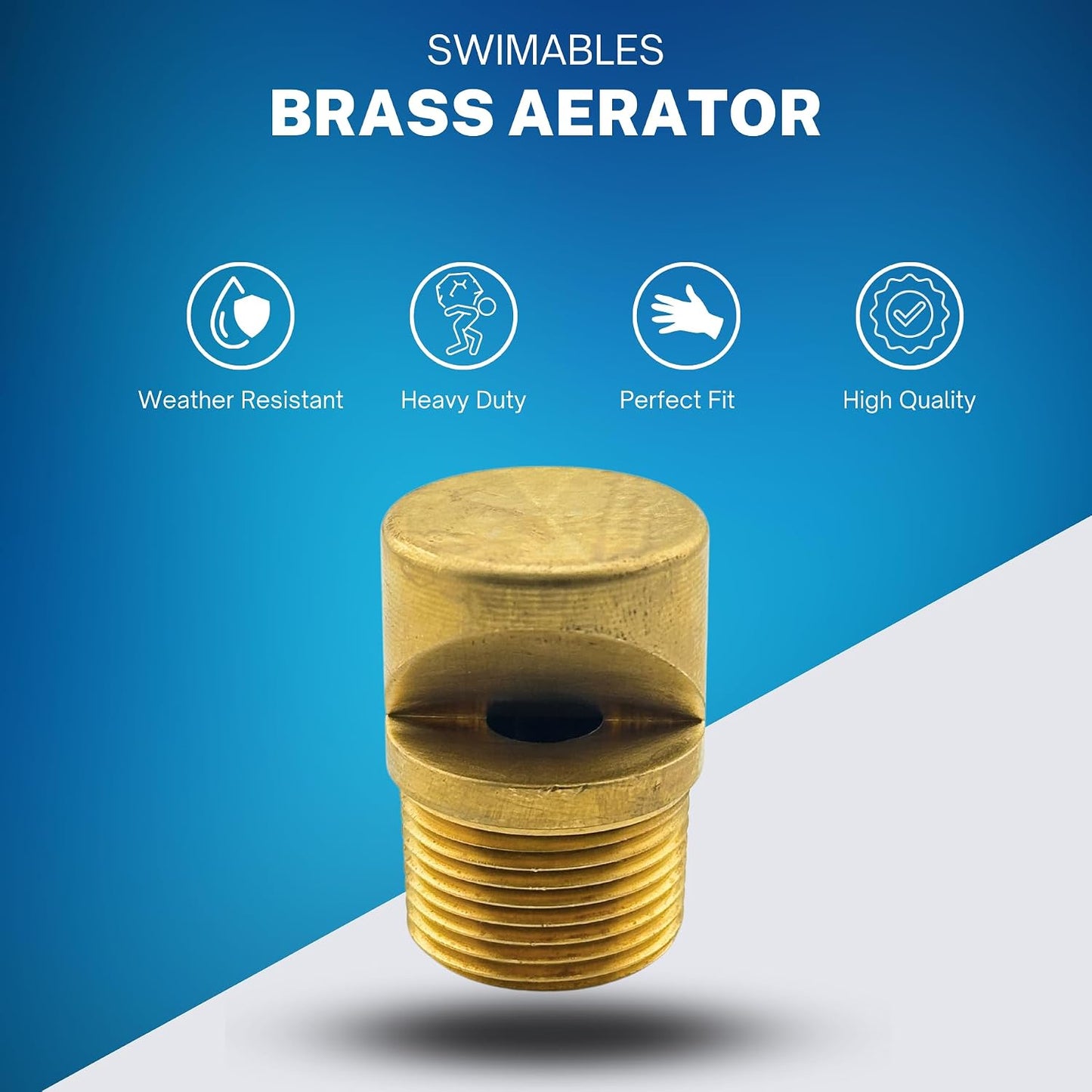 Aireador latón MIP 3/4pulg para boquilla piscina