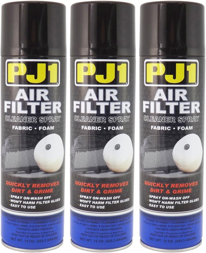 3 Pzas Limpiador Filtro Aire Espuma 45oz