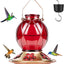 Comedero colibríes vidrio 20oz rojo regalo cumpleaños