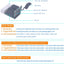 Relé inalámbrico 2CH 4V-12V control 433MHz