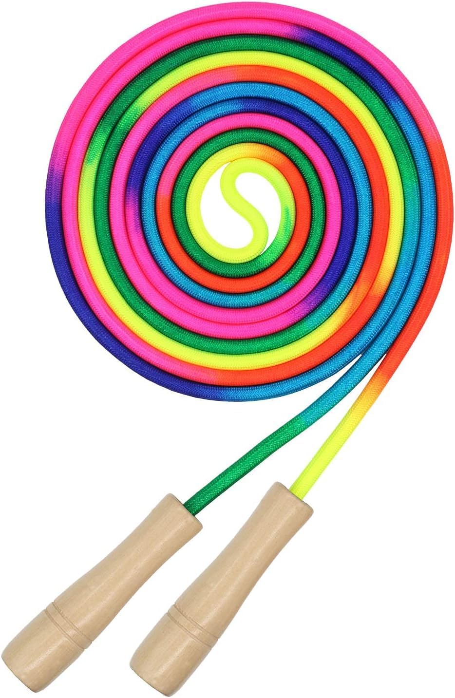 Cuerda saltar 16ft para niños arcoíris multijugador