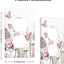 Placa mariposa flores vintage rosa interruptor luz