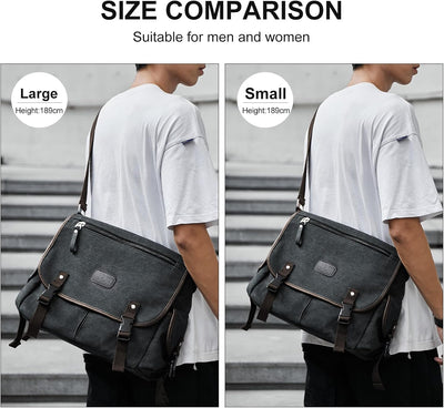Bolso mensajero hombre impermeable satchel