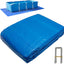 Lona piscina 24x16ft impermeable PE alta resistencia