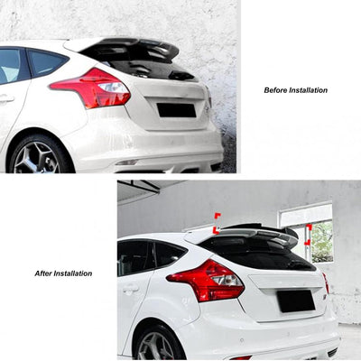 Alerón trasero Focus MK3 ST 2011-18 ABS negro brillante