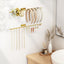 Soporte joyas colgar pared 12.6" pack 2 dorado