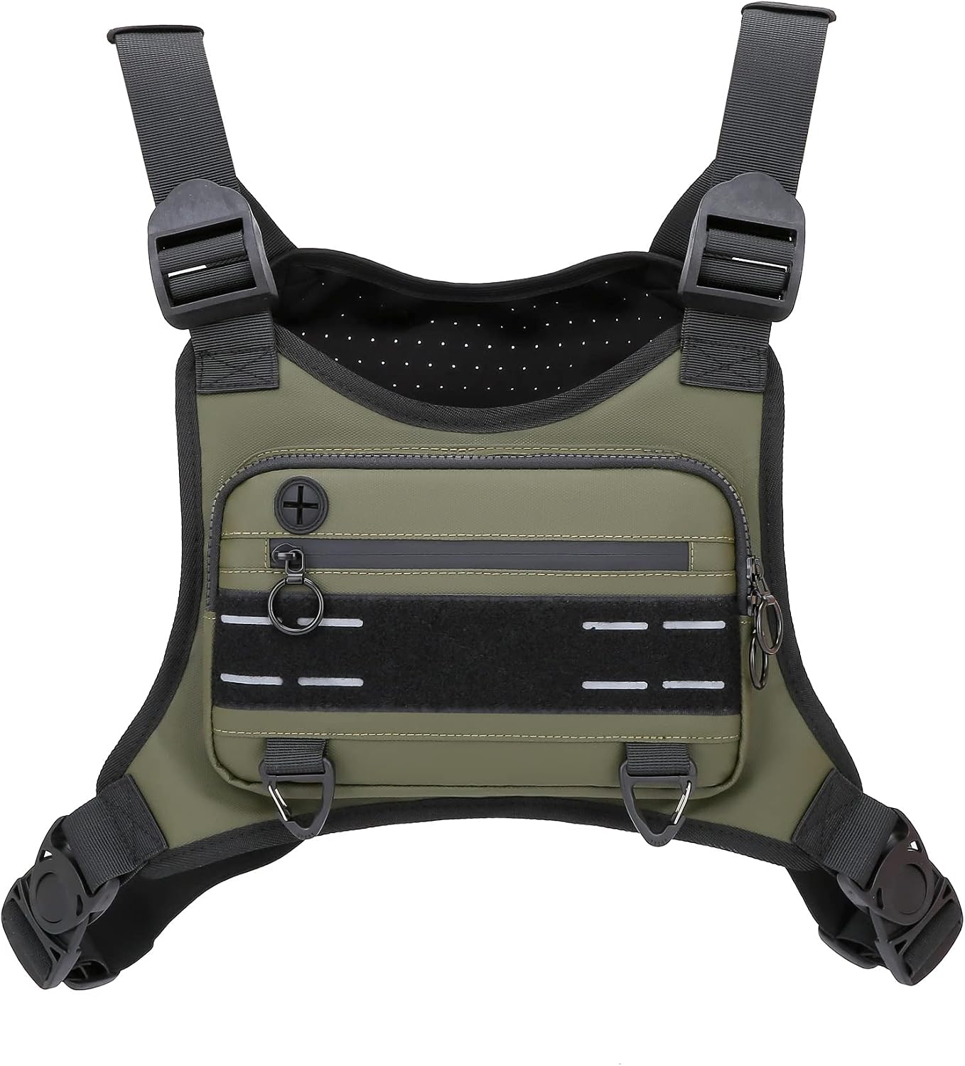 Bolsa pecho deportiva resistente agua con soporte teléfono