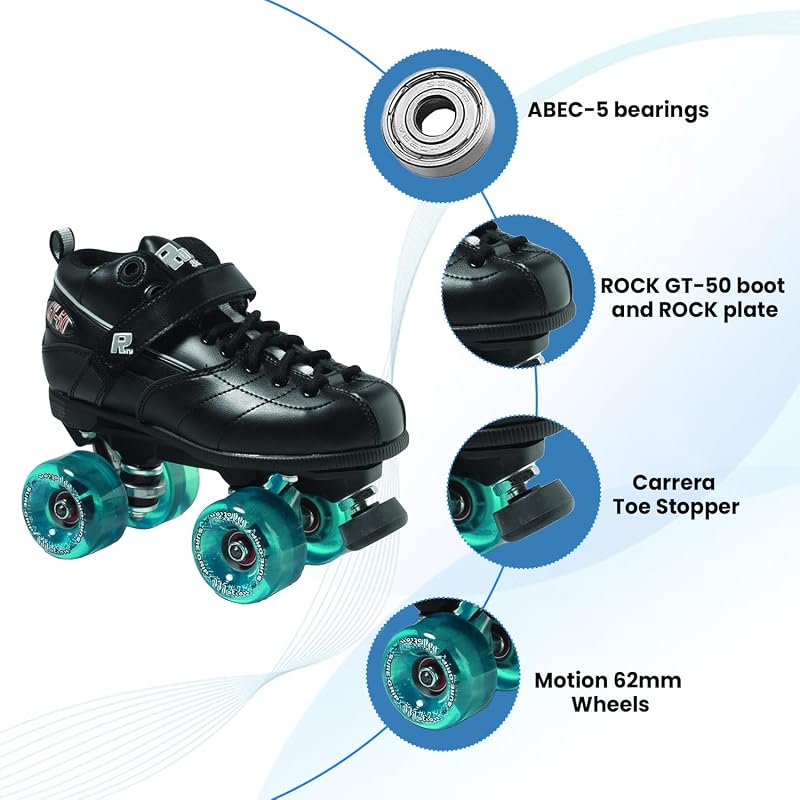 Patines GT50 con ruedas 62mm ABEC-5 para hombre y mujer