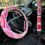 Funda volante flores arco iris accesorios auto mujer