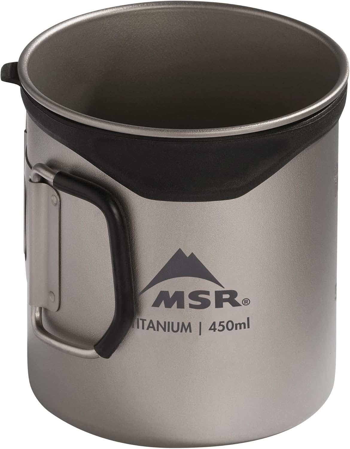 Taza titanio camping ultraligera