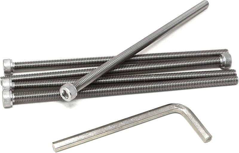 Set 5 Pzas Casquillo Hexagonal Acero Inox 304 M6x140mm
