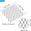 Malla universal parrilla auto 4x4pulg metal perforado