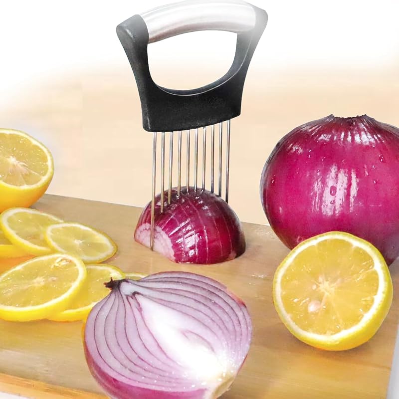 Soporte cebolla cortador limón rebanadora tomate cocina